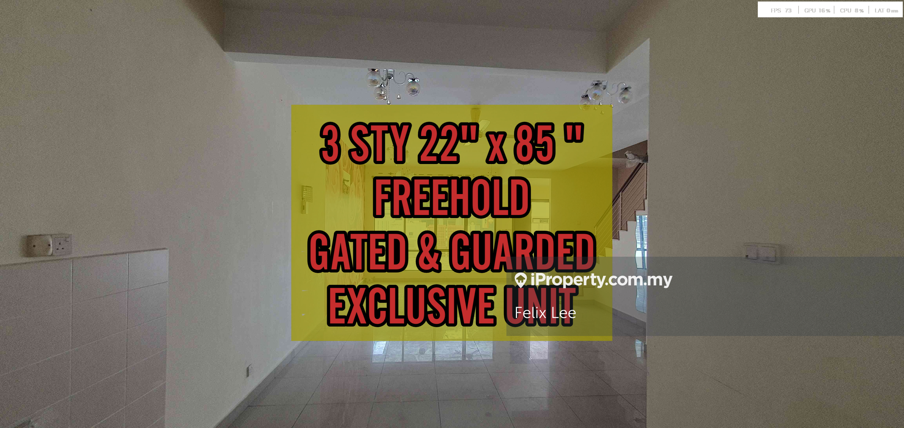 3 Sty Link House / Freehold / Gated Guarded / Exclusive Unit