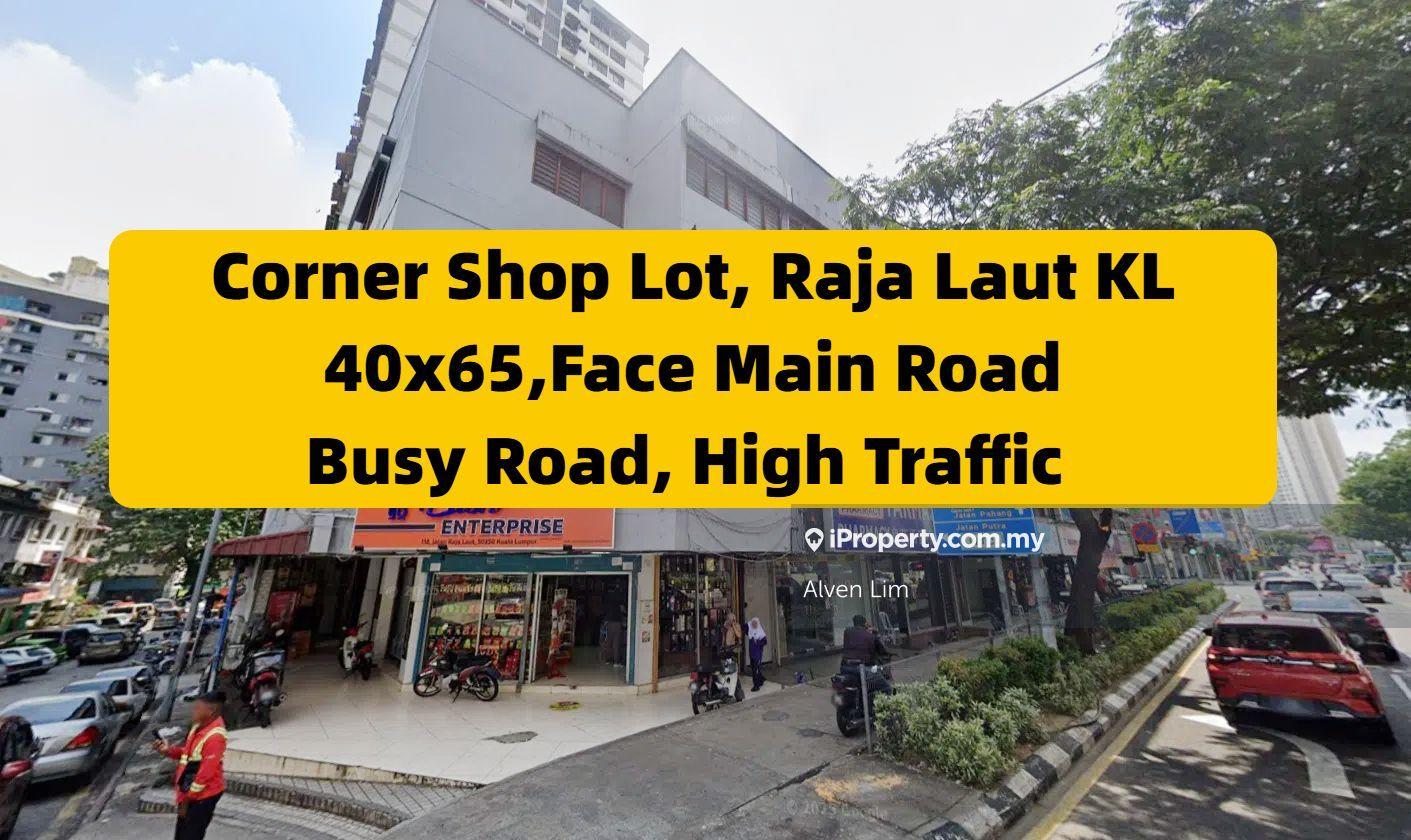 Corner Shop, Jalan Raja Laut, 40x65, Busy Road, High Traffic