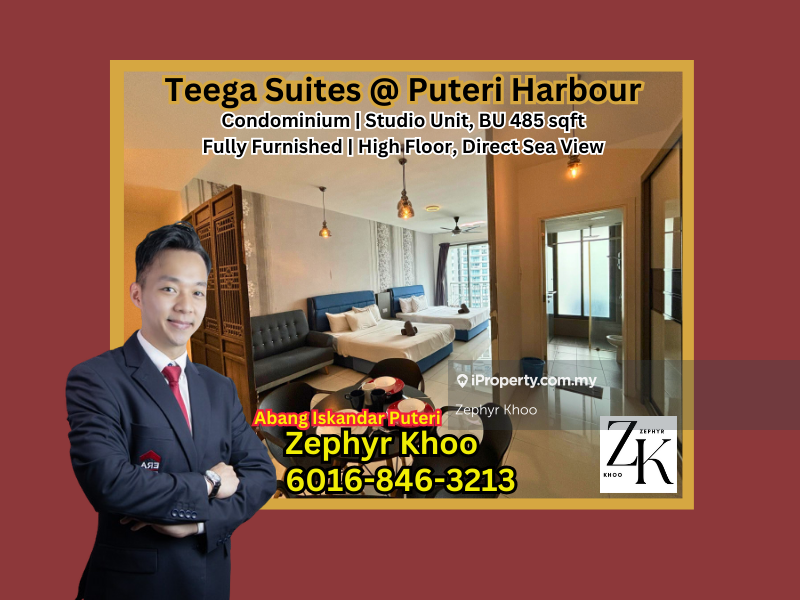 Teega Suites @ Puteri Harbour Condominium Fully Furnished For Sale