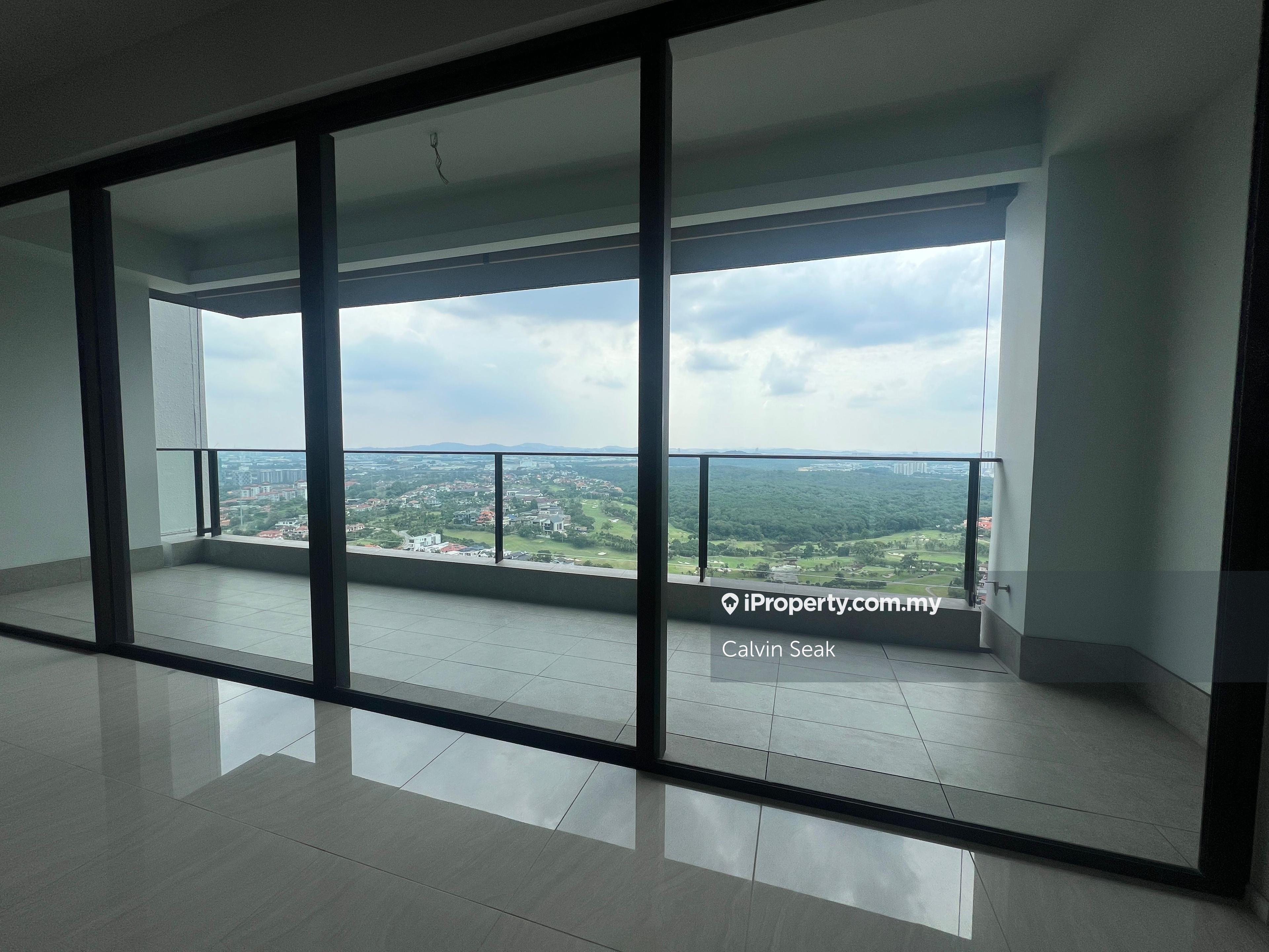 Unobstructed Golf Course View, private lift lobby