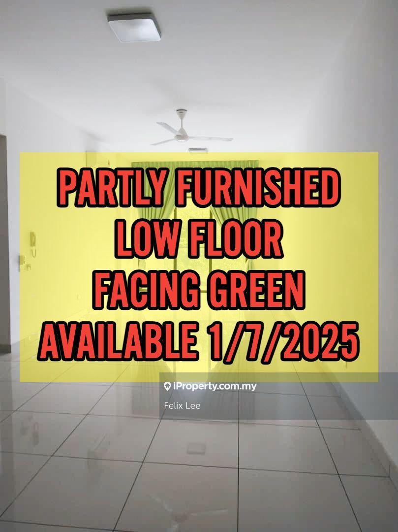 Partly Furnished / Low Floor / Facing Green