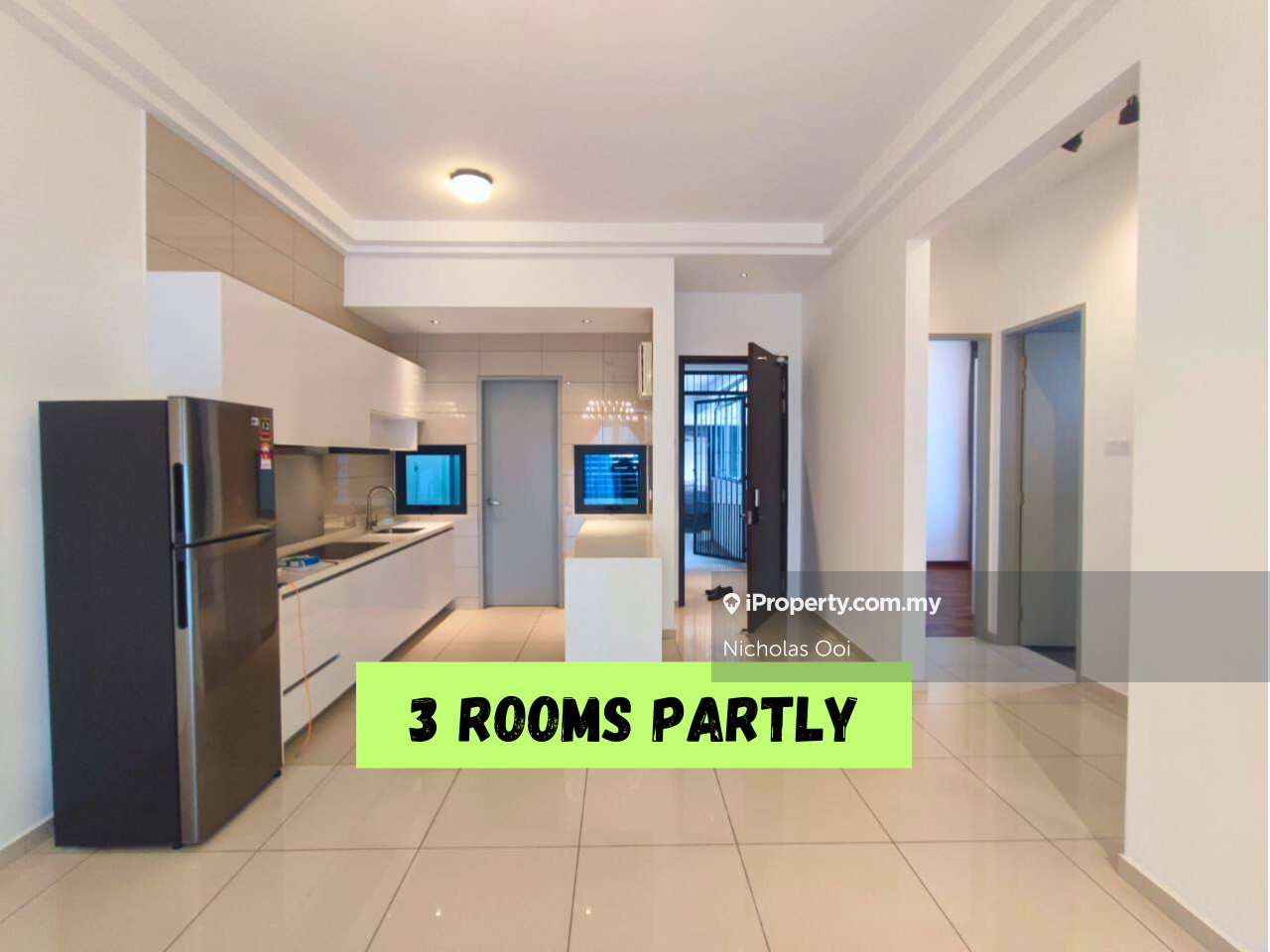 3 rooms partially unit