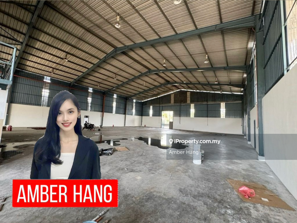1.5 Storey Detached Factory Warehouse Rent at Lunas Kulim Kedah 