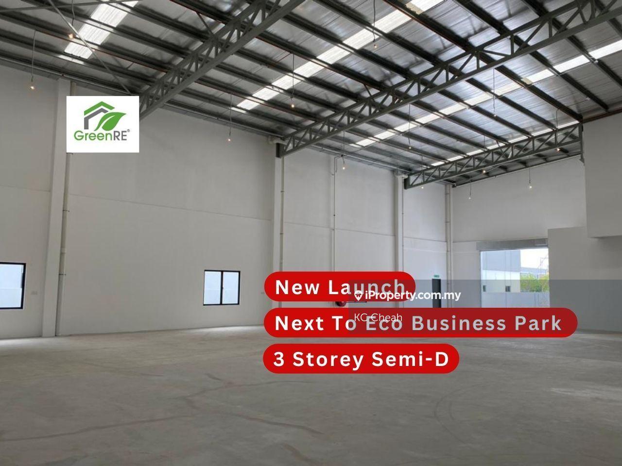 New 3-storey semi detached factory With Low Entry Package Now