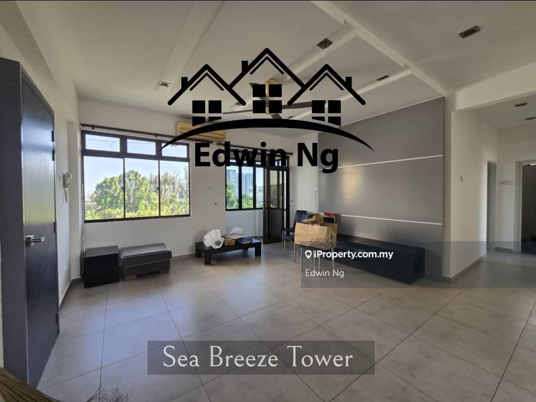 Sea Breeze Tower, High Floor, Partly Furnished & Renovated, 2 Carparks