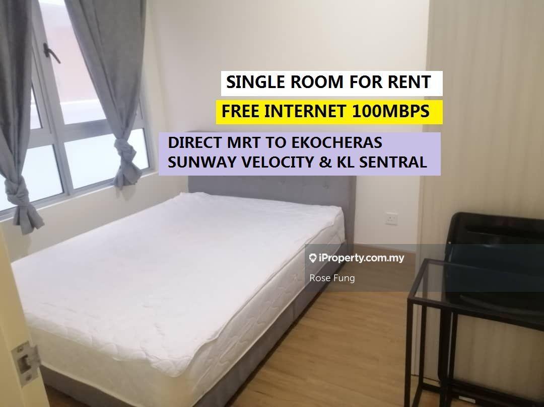 Fully Furnished Single Room For Rent (Mix Gender Unit)