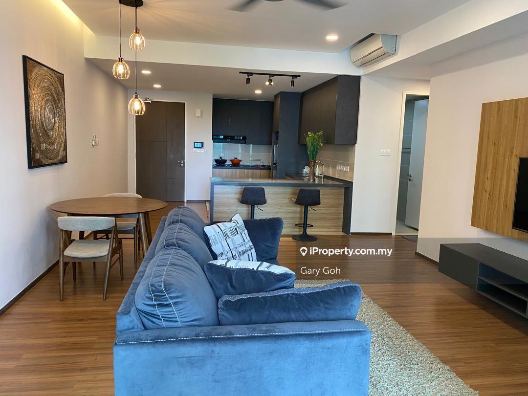 Mid Floor unit with balcony in living room