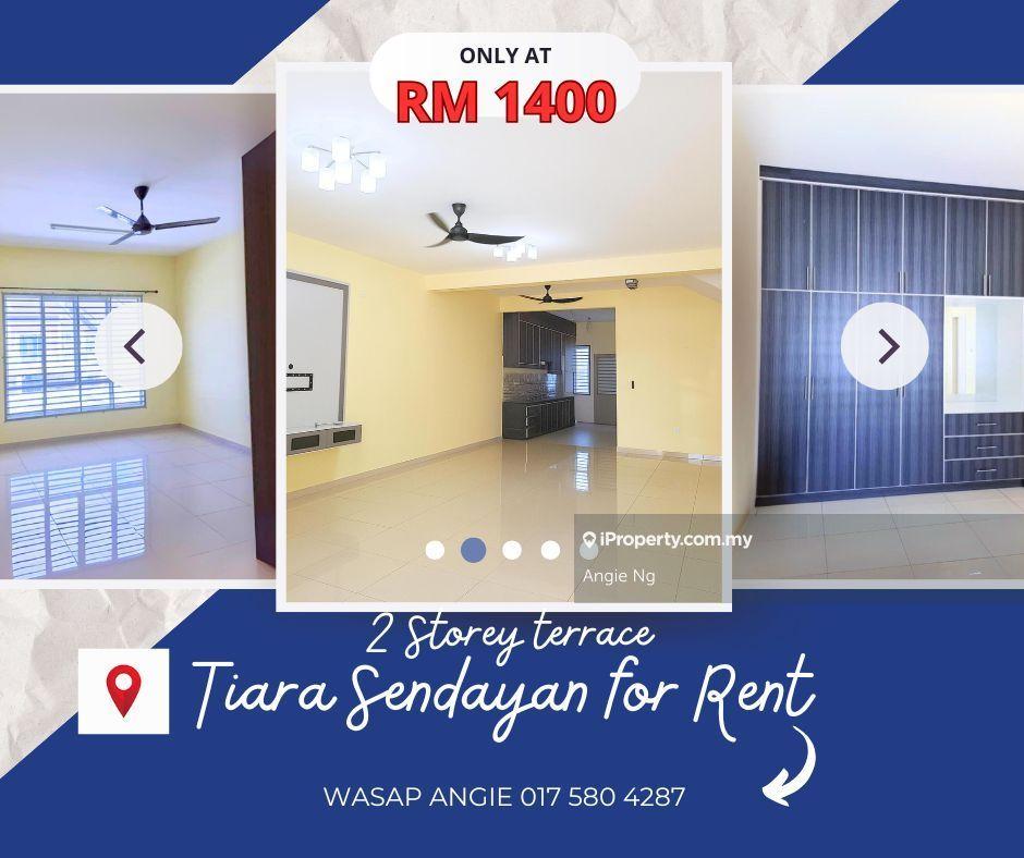 Taman Tiara Sendayan 2 storey terrace house for rent Labu
