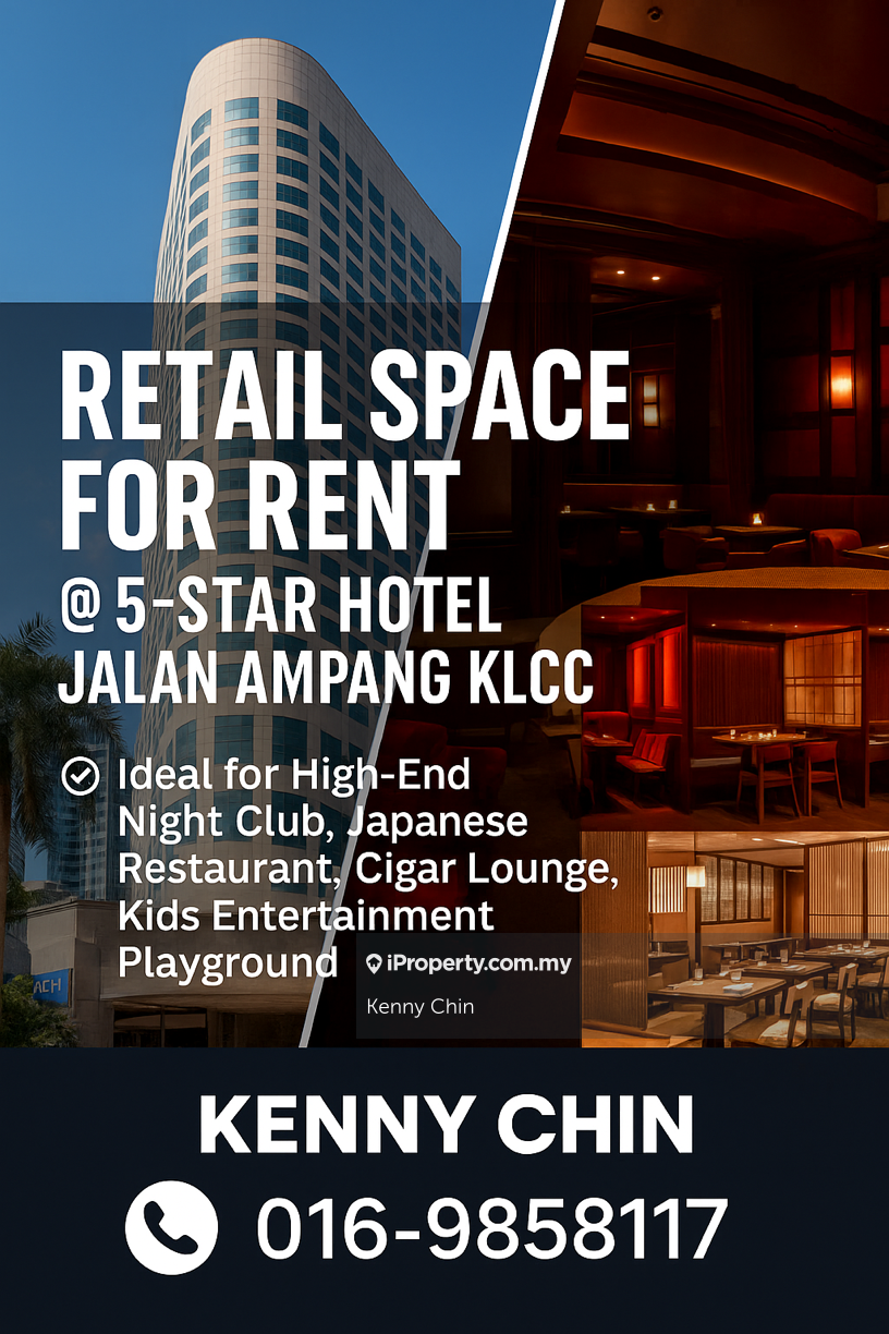 Premium Retail Space for Rent Near Jalan Ampang KLCC