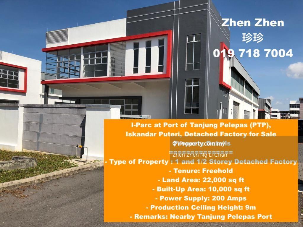 I-Parc Port Tanjung Pelepas Iskandar Puteri Detached Factory For Sale