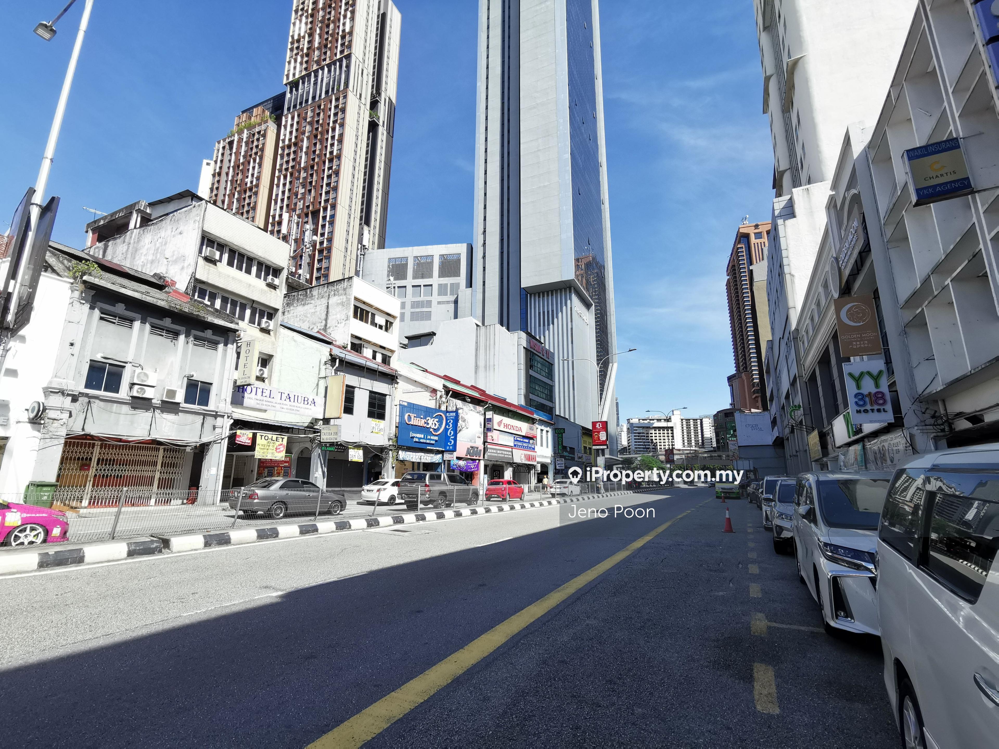Facing main road