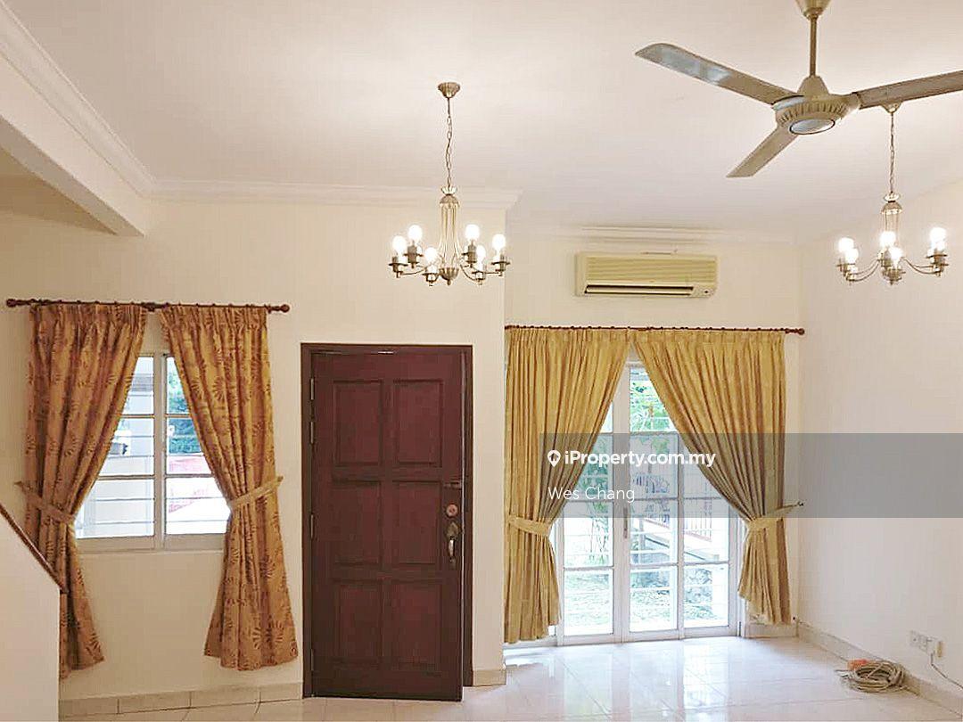 24 hours gated guarded 2 storey terrace partly funished house for rent