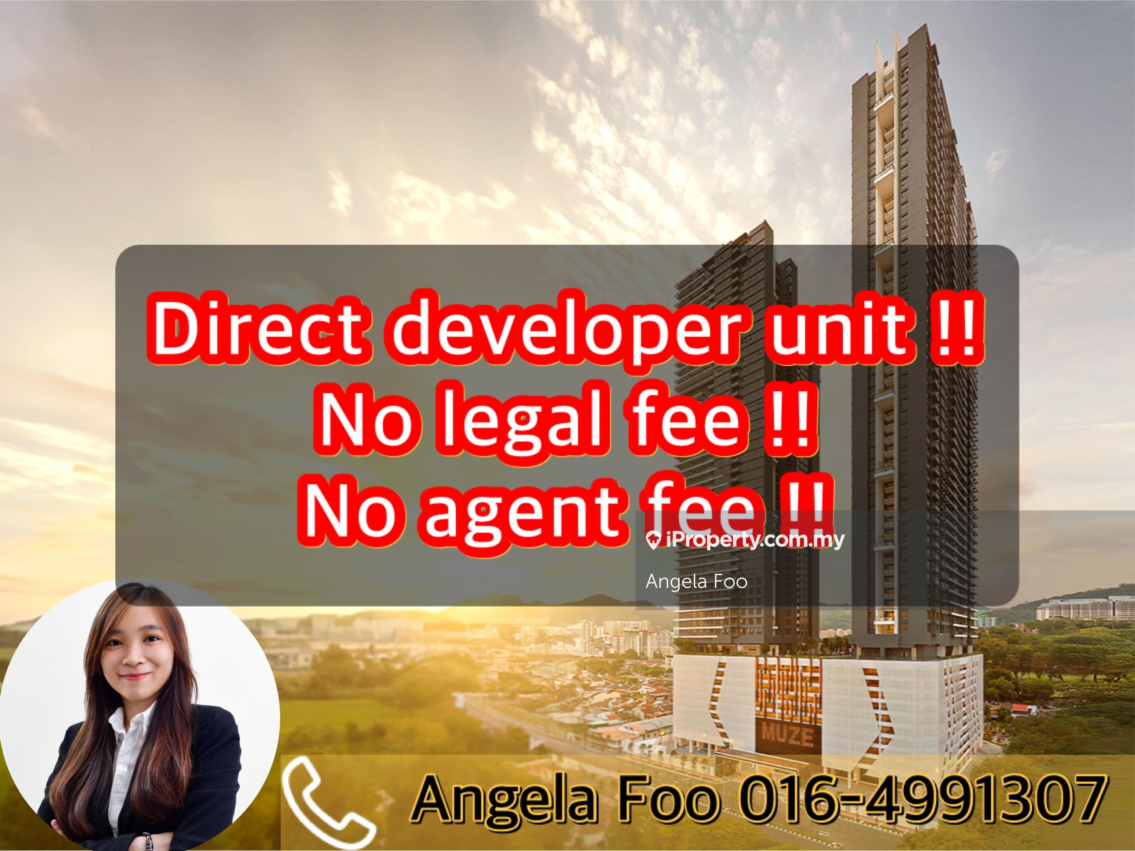 Muze  @ Bukit jambul,direct developer unit,free agent fee & legal fee!