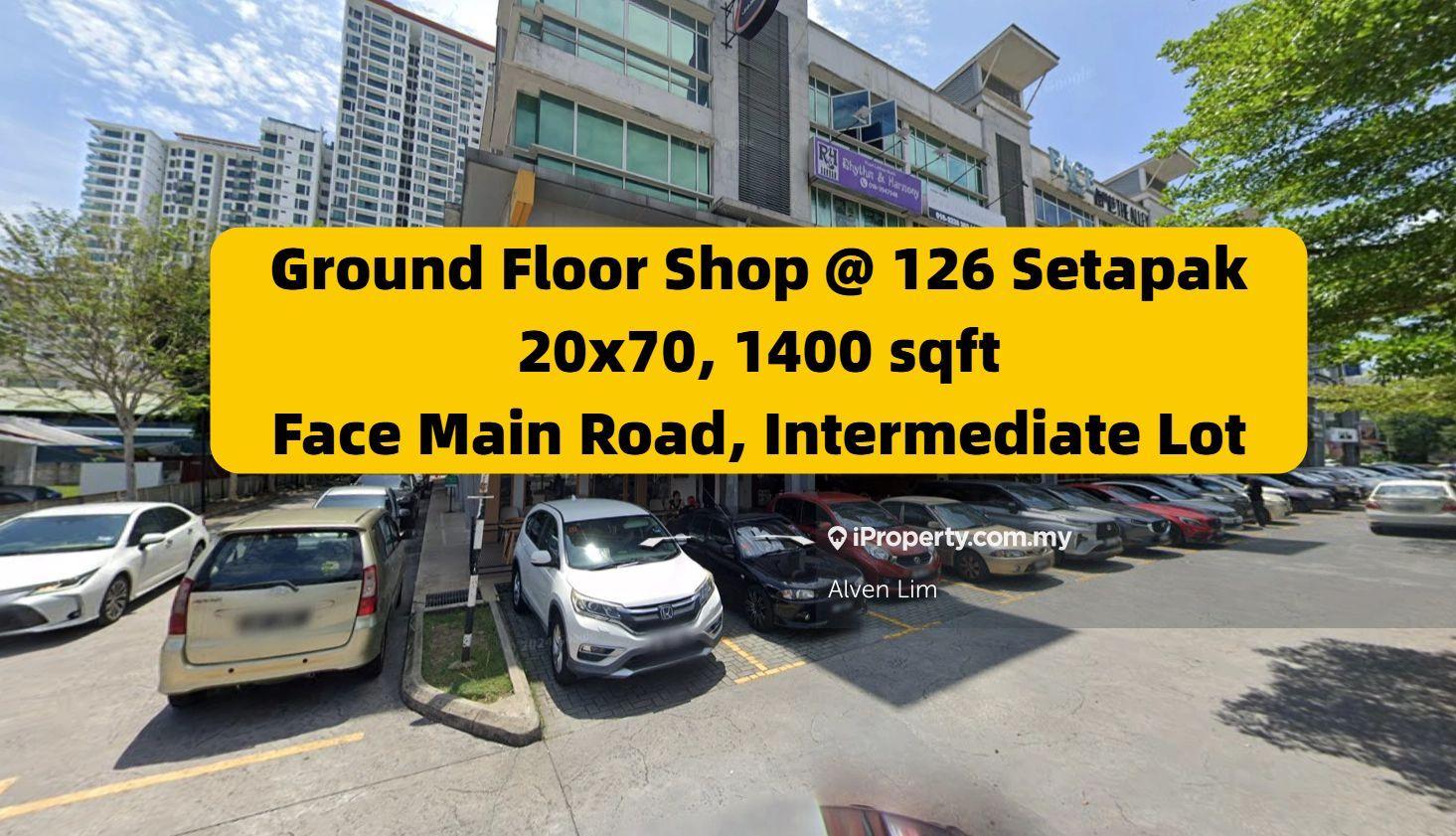 126 Genting Kelang, Main Road shop, 20x70 1400sf