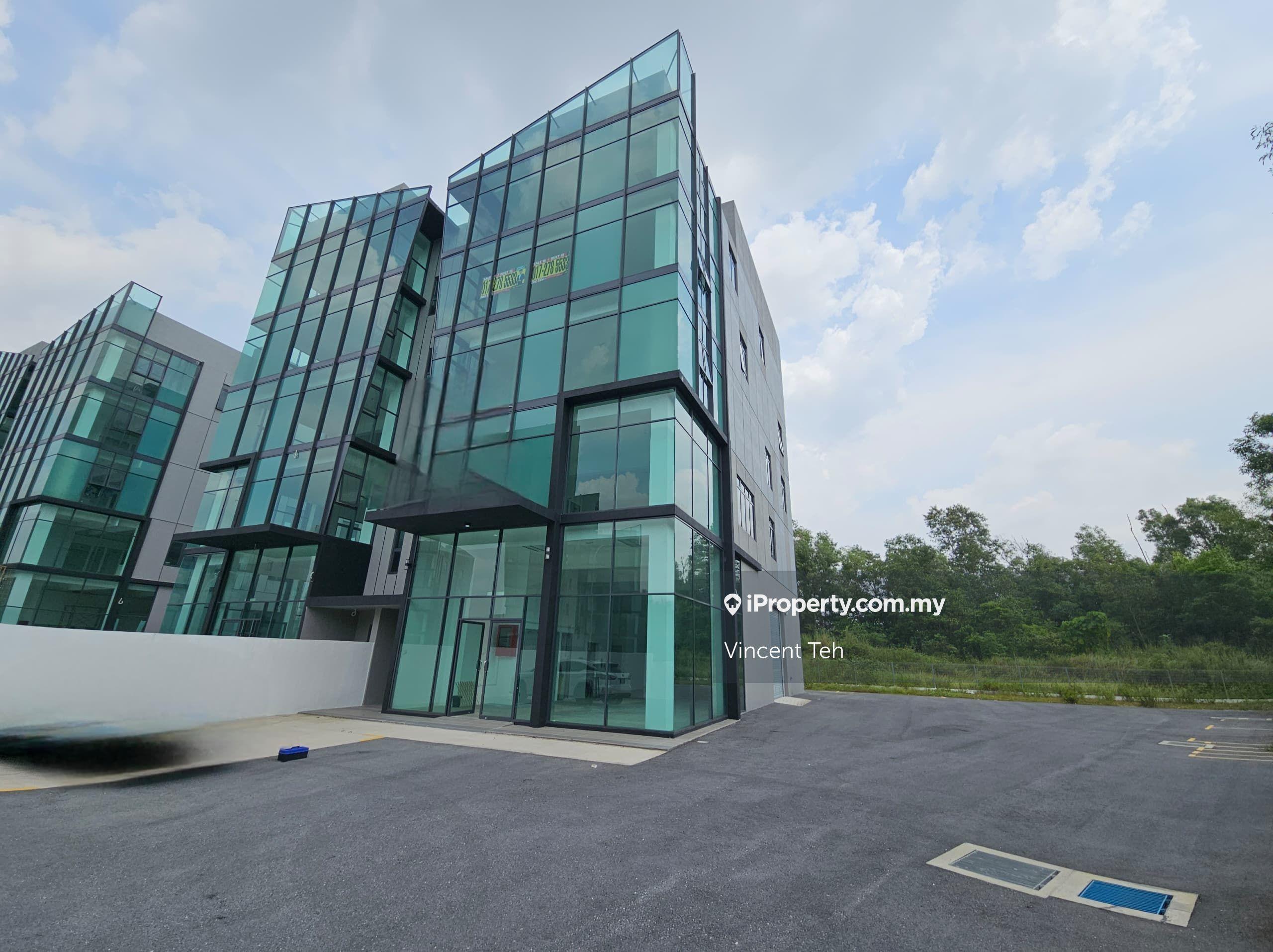 4.5 storey semi d factory corner lot Hicom Glenmarie industrial park 