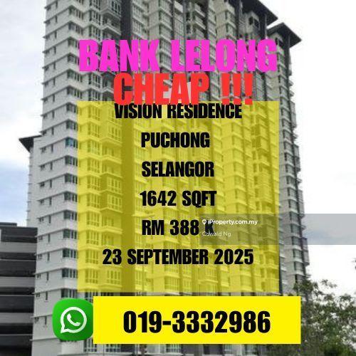Bank Lelong Vision Residence Puchong Selangor
