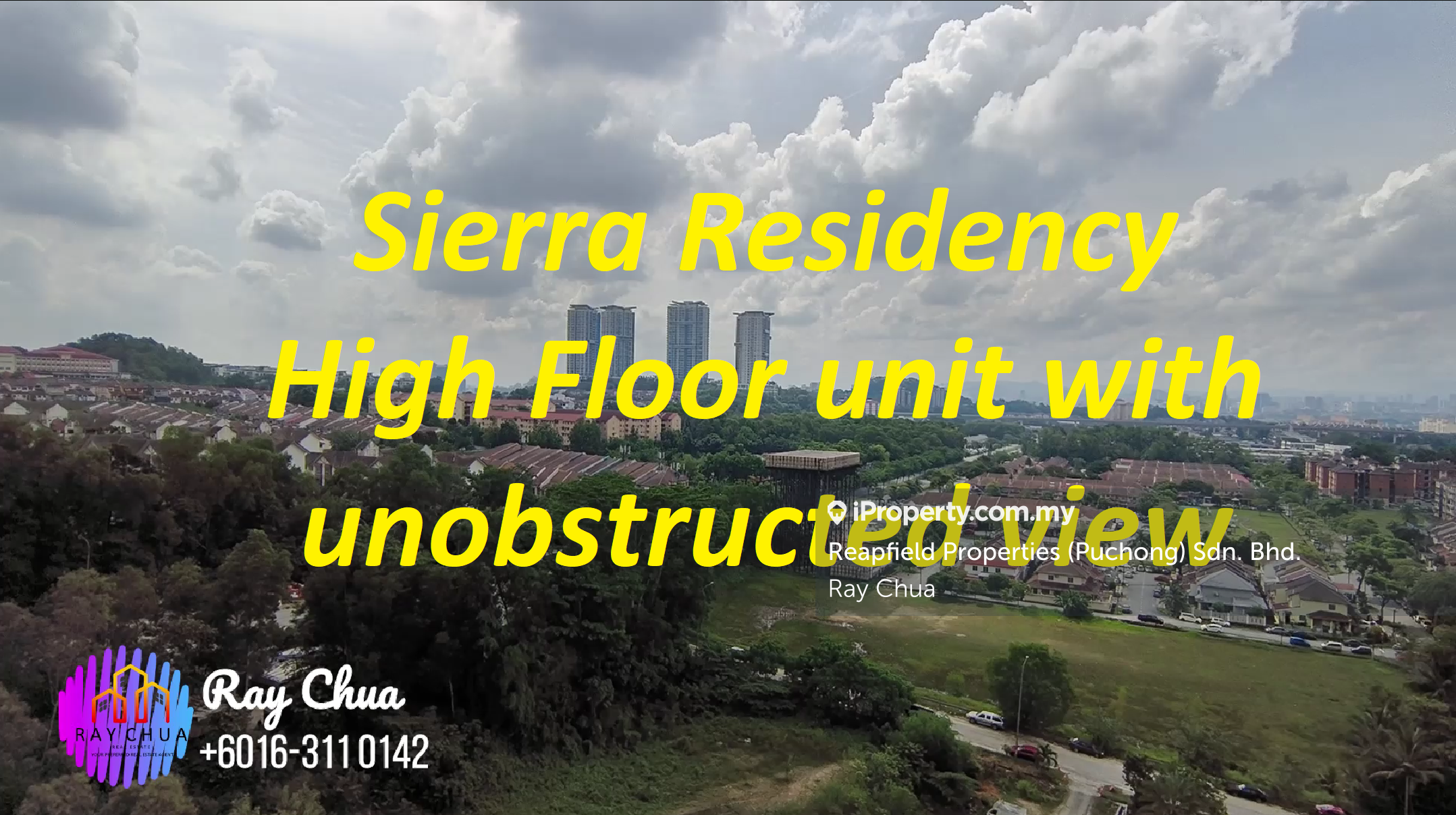 Sierra Residency - 930sf, Corner unit 3r2b, high floor , 1 c/p