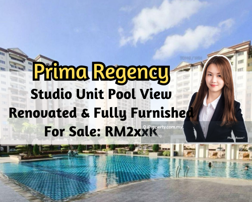 Prima Regency, Studio Unit, Renovated, Fully Furnished, Gated Guarded