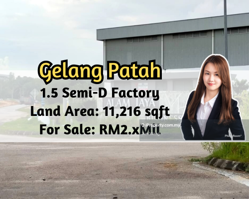 Alam Jaya Business Park, 1.5 Semi-D Factory, Land Area: 11,216 sqft