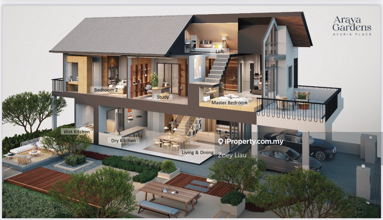 Araya Gardens Ayuria Place 2 Storey Superlink Terrace House Alamesra 