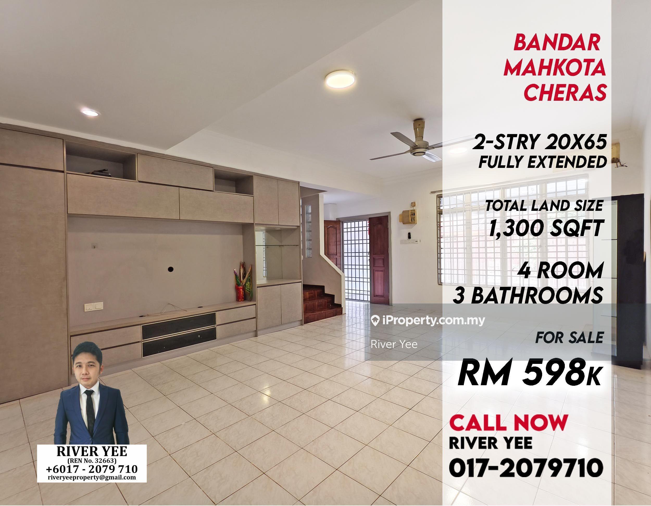 Bandar Mahkota Cheras 20x65 Renovated Kitchen Extended Bmc
