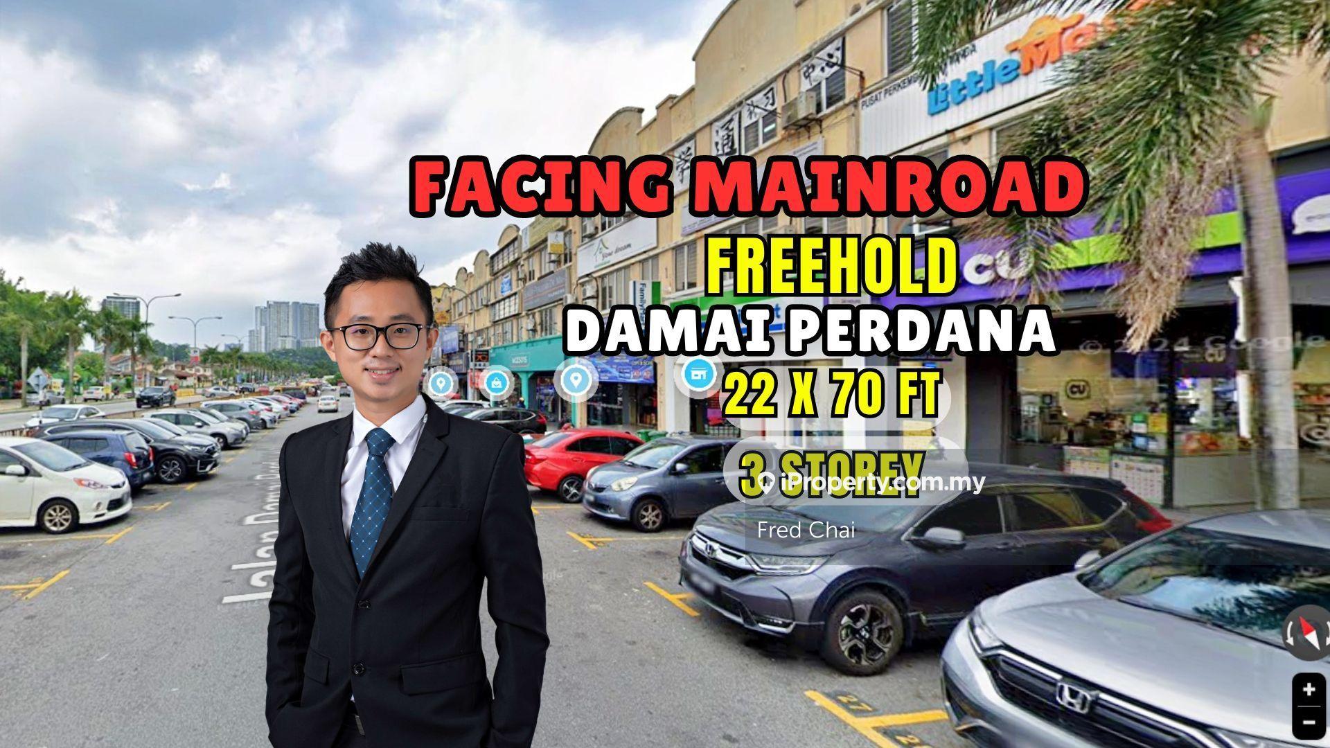 C H E A P 3 storey Shop facing M A I N R O A D Damai Perdana Cheras