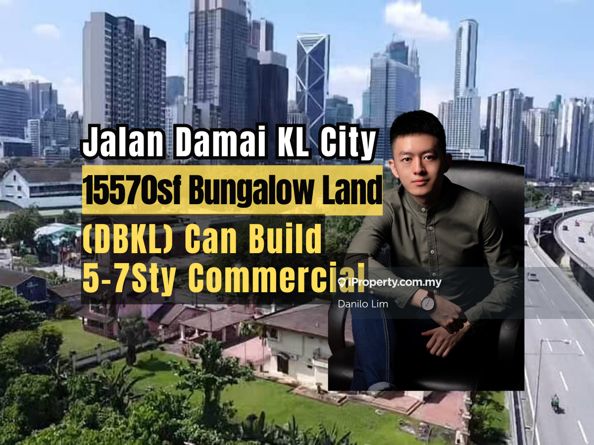 Bungalow Land, 15570sf Land, Can Build 7 Storey Commercial Building