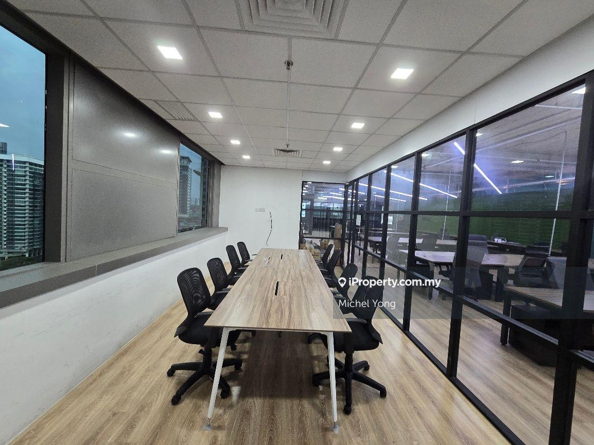 Fully furnished 4300sf office Ready move in walk to Mid Valley LRT KTM