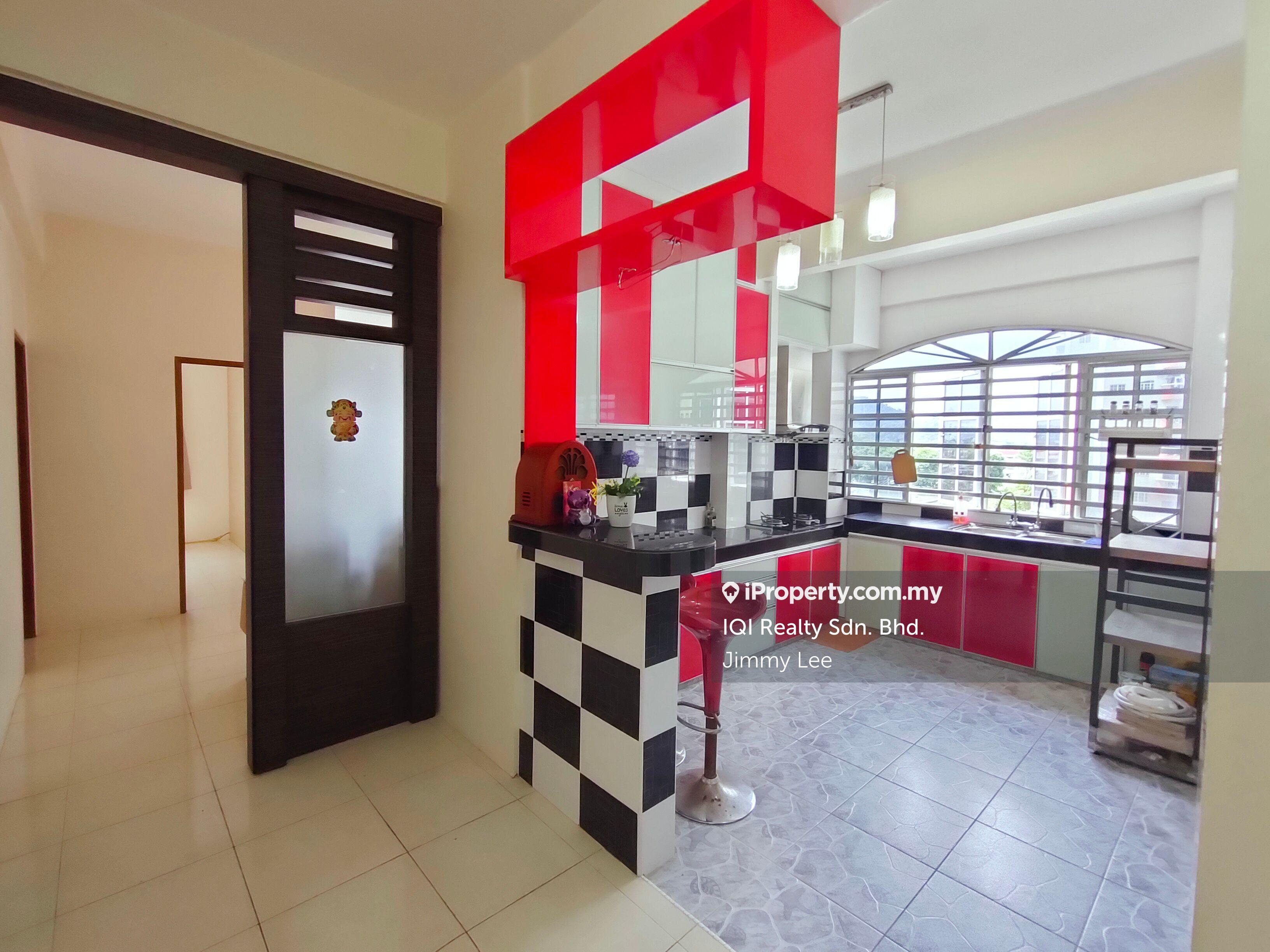 Perak -Ipoh Bercham Kiara Condo-3 Bed 2 bath 2 Parking- 5 min to Jusco