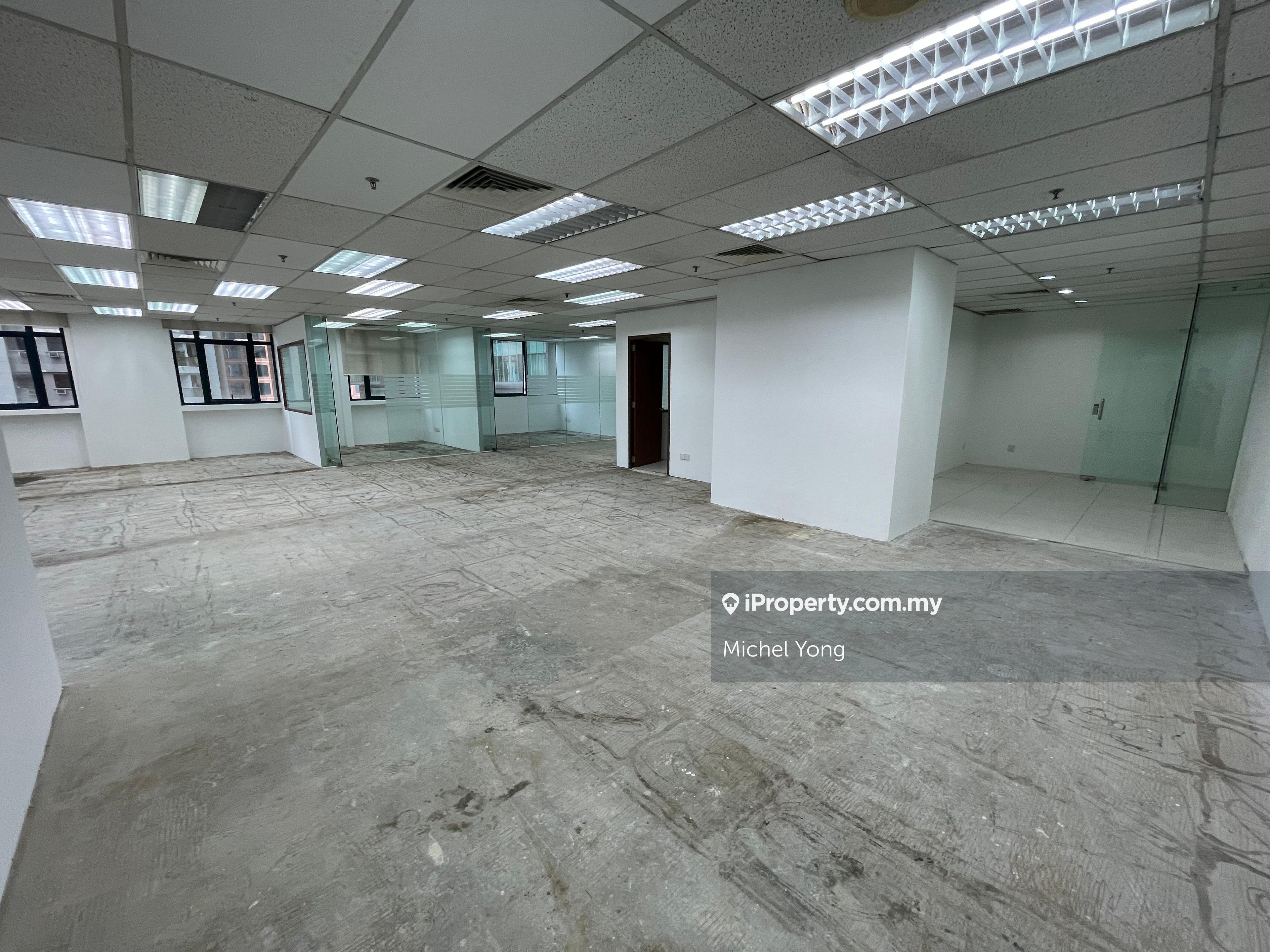 Partly furnished 2000sf office walk to KLCC Pavilion LRT MRT