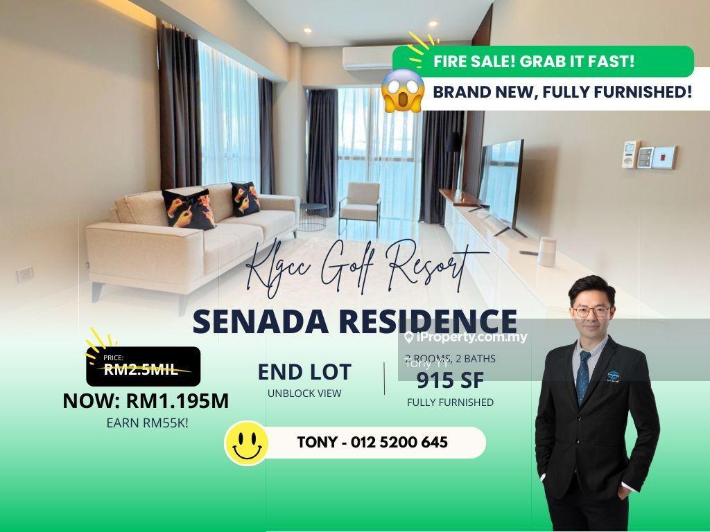 Tastelly Design Grade A 2 Rooms Fully Furnished @ Senada Bukit Kiara