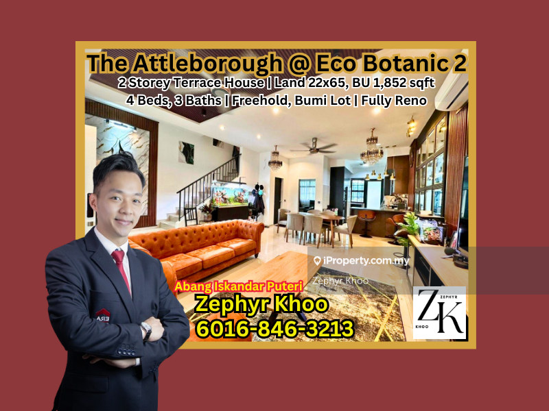 The Attleborough @ Eco Botanic - 2 Storey Terrace House