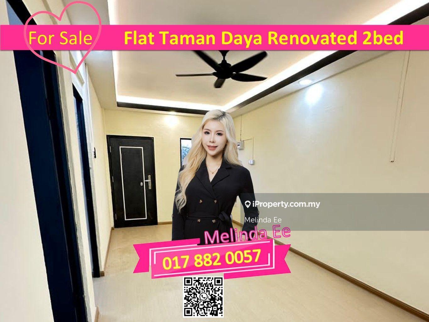 Johor Bahru Flat Taman Daya Renovated Refurbish 2bed Rm500 Can Buy