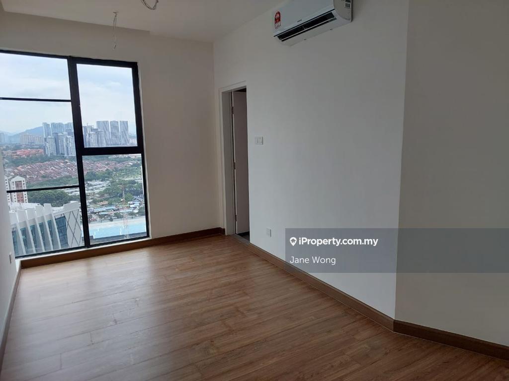 New condo partial furnished near LRT and mall shops