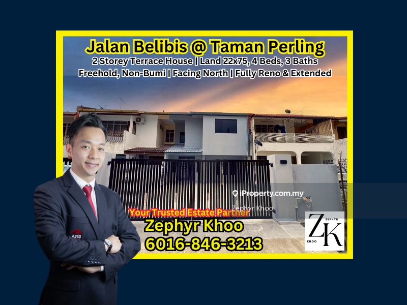 Jalan Belibis @ Taman Perling Double Storey Terrace House For Sale