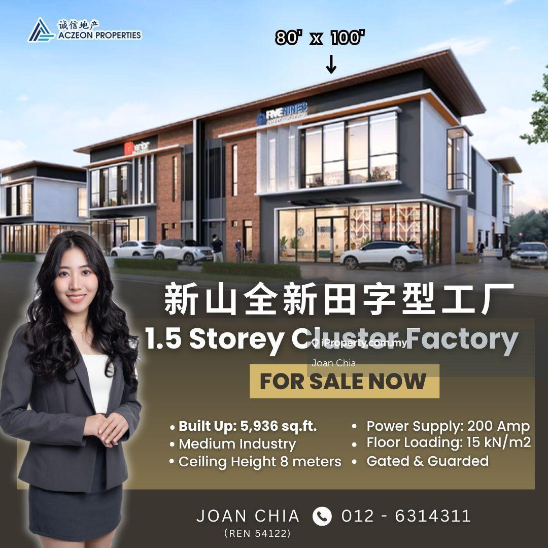 Akasia Business Park, New Cluster Factory For Sale 80' x 100'
