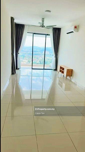 New condo, nice view, partly furnished, 3r3b, 2 carpark