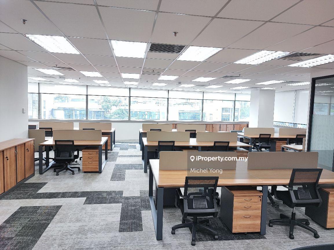 Fully furnished 4400sf office MSC zone walk to Mid Valley LRT KTM