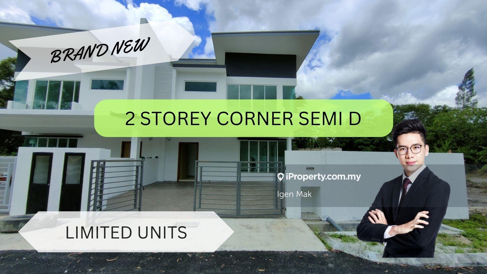 Brand New 2 Storey Corner Semi D For Sale