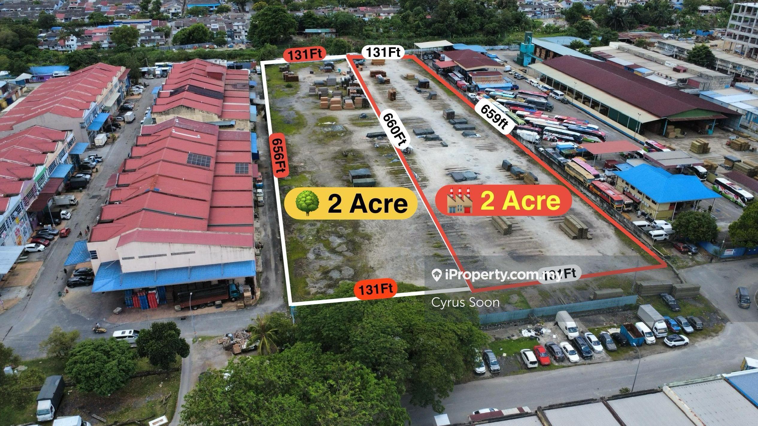 Taman Sri Ehsan,Kepong KL 4 Acres Freehold Industrial Land For Sale 