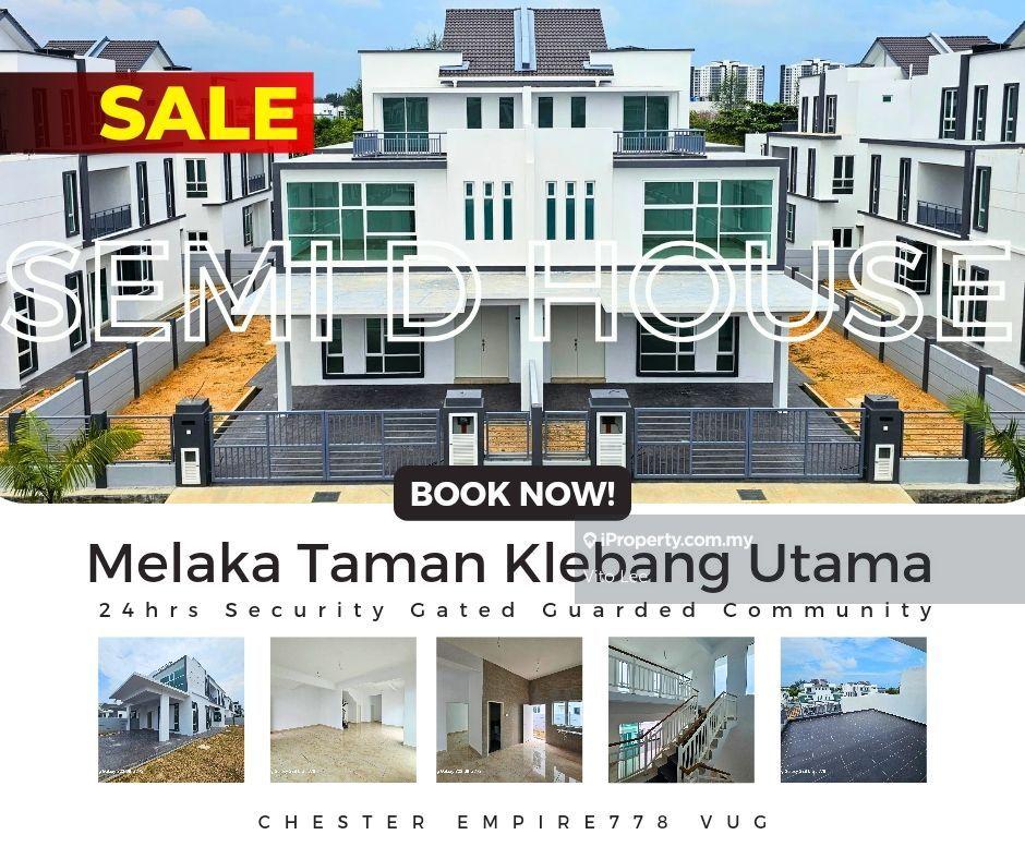 3 Storey Semi D House at Klebang near to Limbongan