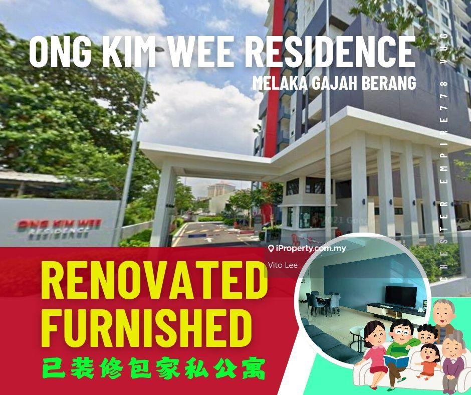 Furnished Renovated Apartment at Gajah Berang Ong Kim Wee