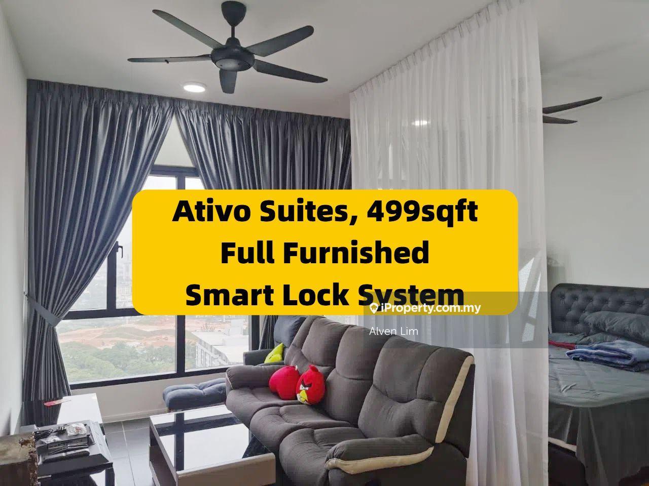 Full Furnished, Renovated Unblock View Unit, Smart Lock System
