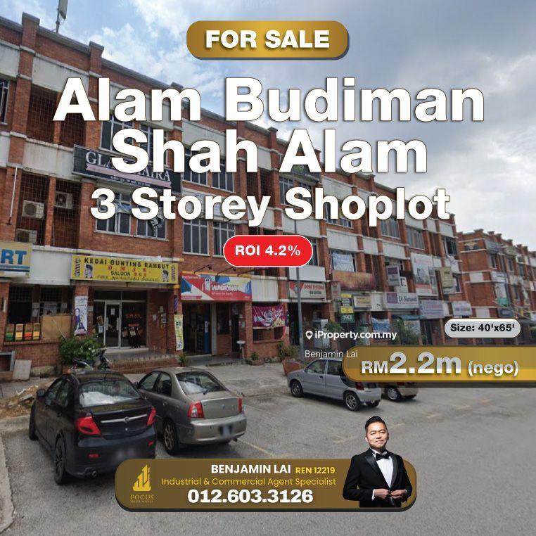 Alam Budiman Shah Alam @ 3 Storey Shoplot For Sale