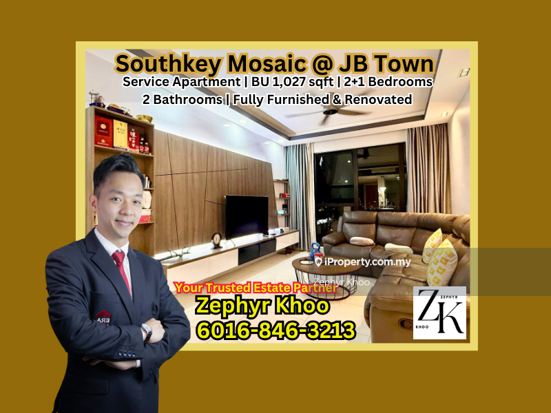 Southkey Mosaic @ Johor Bahru Town  Service Apartment For Rent