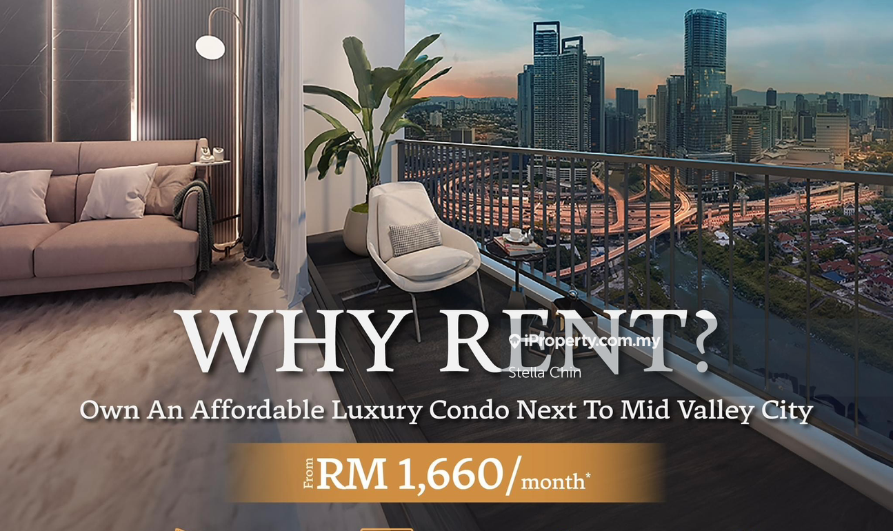 Mid valley, PJ Bangsar South below 1800 installment Free furnish