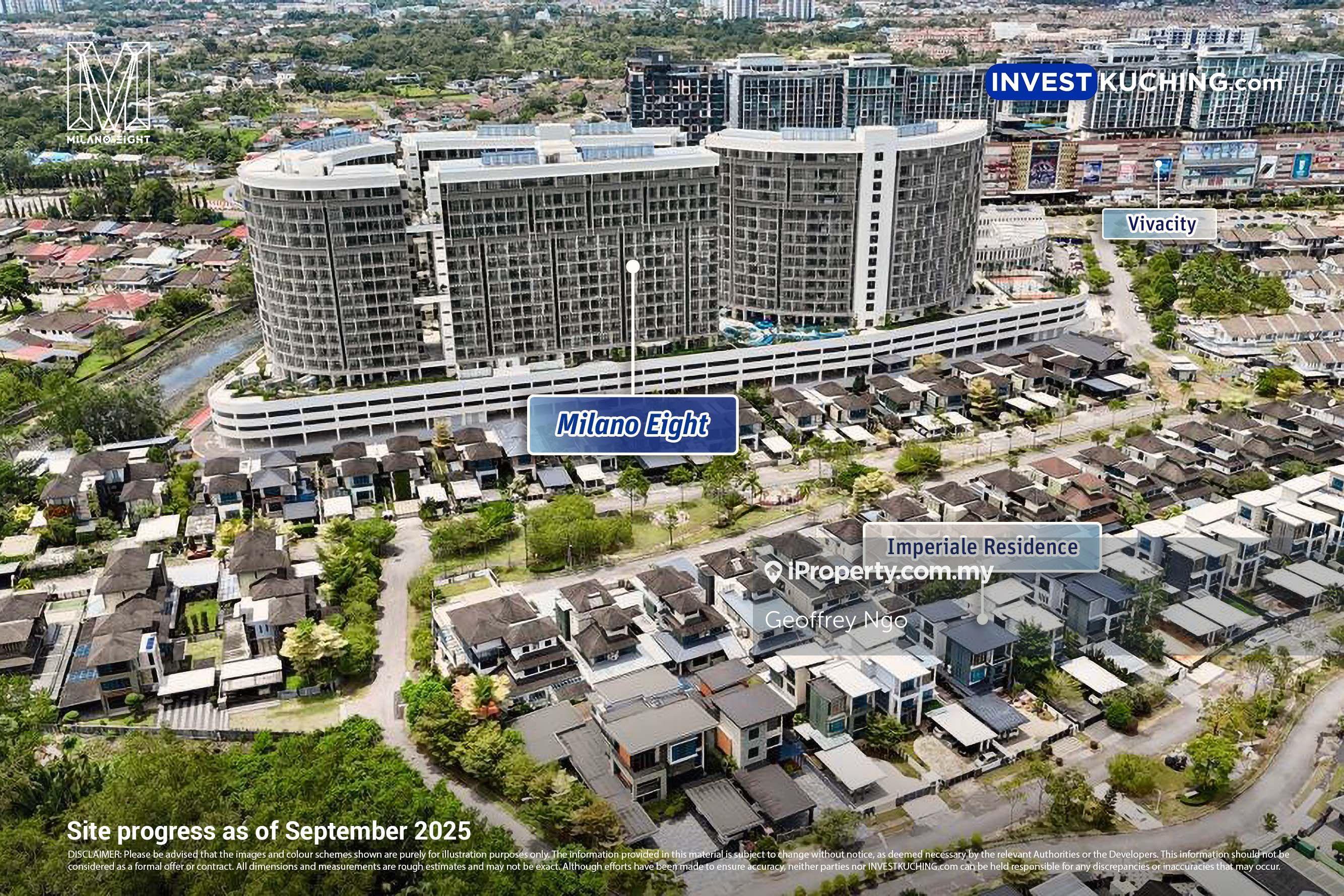 Tower 1, Vivacity View, 3 Bedrooms, Milano 8 Apartment, Tabuan Jaya