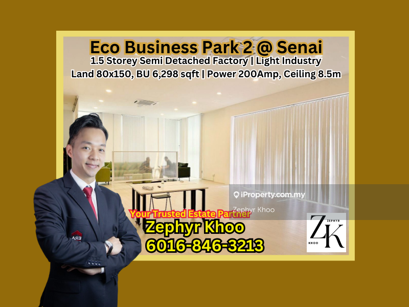 Eco Business Park @ Senai Airport Semi Detached Factory For Rent