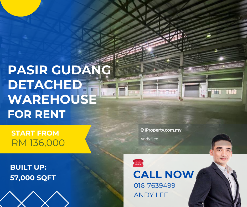 Pasir Gudang Detached Warehouse for Rent