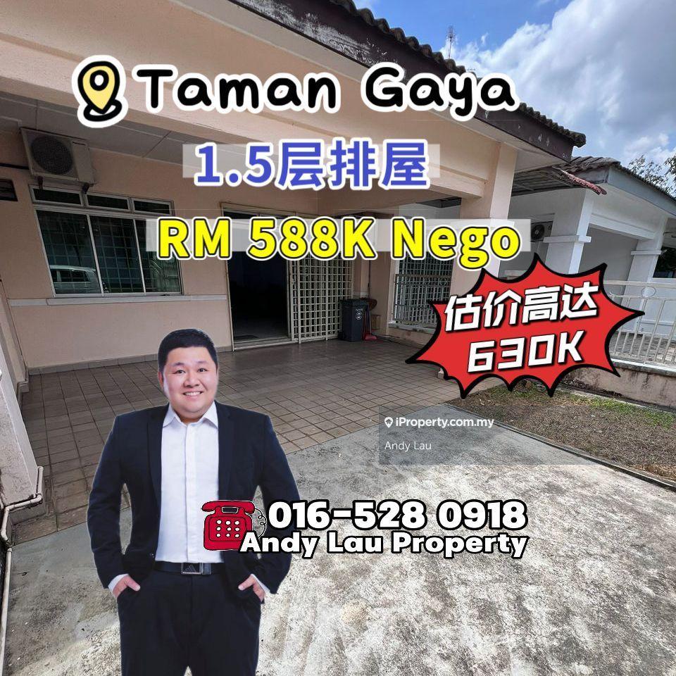 Jalan Gaya x @ Taman Gaya 1.5 Storey Cluster House Renovated